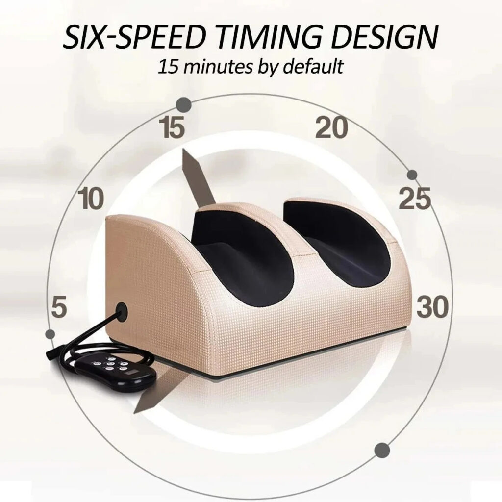 Шиацу масажор за крака MARFLY с шестстепенно време за работа