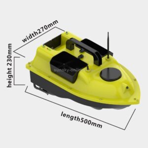 Размери на Корабче за захранка Flytec D18B – дължина 50 см, ширина 27 см, височина 23 см