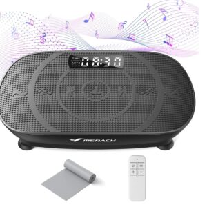 Виброплатформа MERACH CV30 Pro Black за отслабване с включени аксесоари