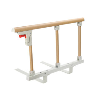 Сгъваема опорна преграда за легло - цялостен изглед на продукта върху бял фон