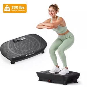 Виброплатформа MERACH CV30 Black SLIM, Ергономичен дизайн, Компактен размер, 10 нива на интензивност, LED дисплей, За отслабване и лимфен дренаж - Image 3