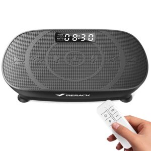 Виброплатформа MERACH CV30 Black SLIM, Ергономичен дизайн, Компактен размер, 10 нива на интензивност, LED дисплей, За отслабване и лимфен дренаж - Image 2