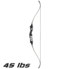 Спортен лък Toparchery Archery 45 LBS Recurve Bow и цял сглобен лък на бял фон
