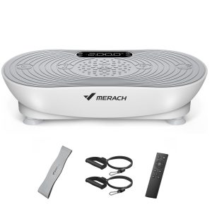 Виброплатформа MERACH V33 White с дистанционно и ластици