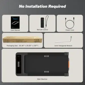 Пътека за ходене вкъщи MERACH NovaWalk W50 TrekPad, 3.5 HP безчетков мотор, 12% автоматичен наклон, Капацитет до 180 кг, Тиха работа 40 dB, LED дисплей, Магнитно дистанционно 55 Пътека за ходене вкъщи MERACH NovaWalk W50 TrekPad, 3.5 HP безчетков мотор, 12% автоматичен наклон, Капацитет до 180 кг, Тиха работа 40 dB, LED дисплей, Магнитно дистанционно - Image 28