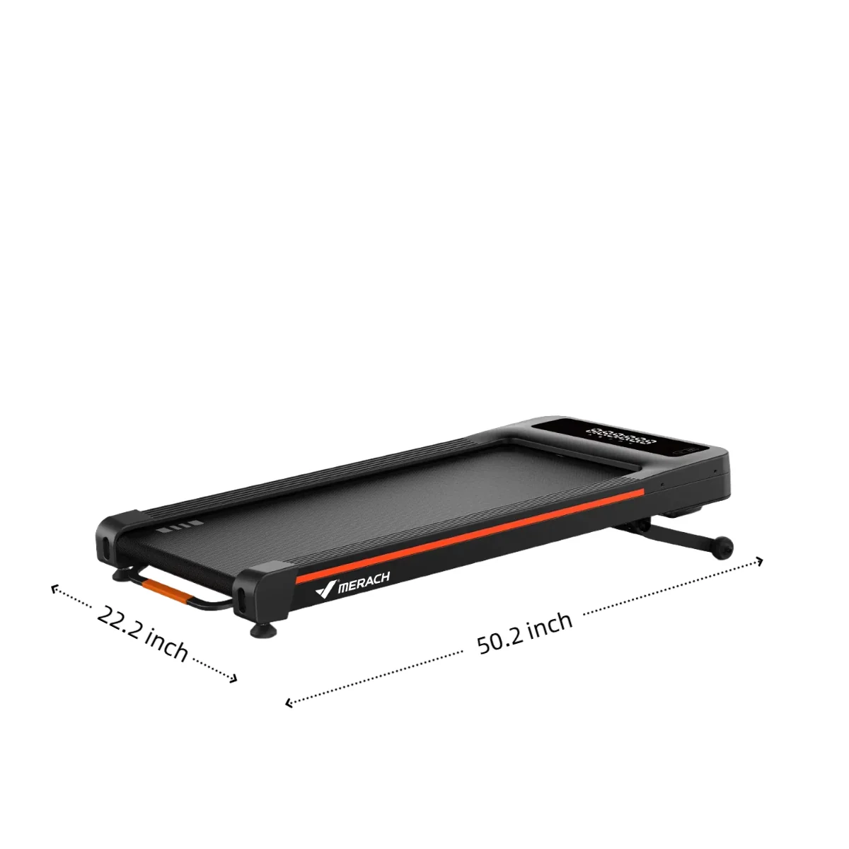 Пътека за ходене вкъщи MERACH NovaWalk W50 TrekPad, 3.5 HP безчетков мотор, 12% автоматичен наклон, Капацитет до 180 кг, Тиха работа 40 dB, LED дисплей, Магнитно дистанционно 12 Пътека за ходене вкъщи MERACH NovaWalk W50 TrekPad, 3.5 HP безчетков мотор, 12% автоматичен наклон, Капацитет до 180 кг, Тиха работа 40 dB, LED дисплей, Магнитно дистанционно - Image 12