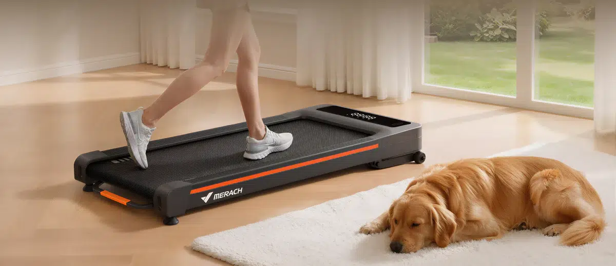 Пътека за ходене вкъщи MERACH NovaWalk W50 TrekPad, 3.5 HP безчетков мотор, 12% автоматичен наклон, Капацитет до 180 кг, Тиха работа 40 dB, LED дисплей, Магнитно дистанционно 10 Пътека за ходене вкъщи MERACH NovaWalk W50 TrekPad, 3.5 HP безчетков мотор, 12% автоматичен наклон, Капацитет до 180 кг, Тиха работа 40 dB, LED дисплей, Магнитно дистанционно - Image 10